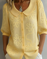Sultaná - Blouse légère florale élégance naturelle