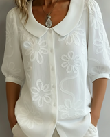 Sultaná - Blouse légère florale élégance naturelle