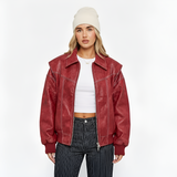 Elina – Veste en cuir PU