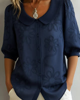 Sultaná - Blouse légère florale élégance naturelle