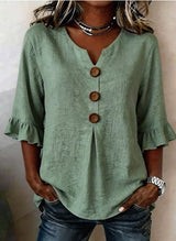 Sophia | Blouse légère en coton & lin