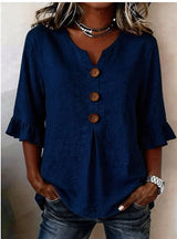 Sophia | Blouse légère en coton & lin